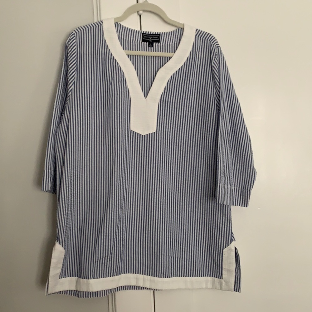 Searsucker Tunic, size XL